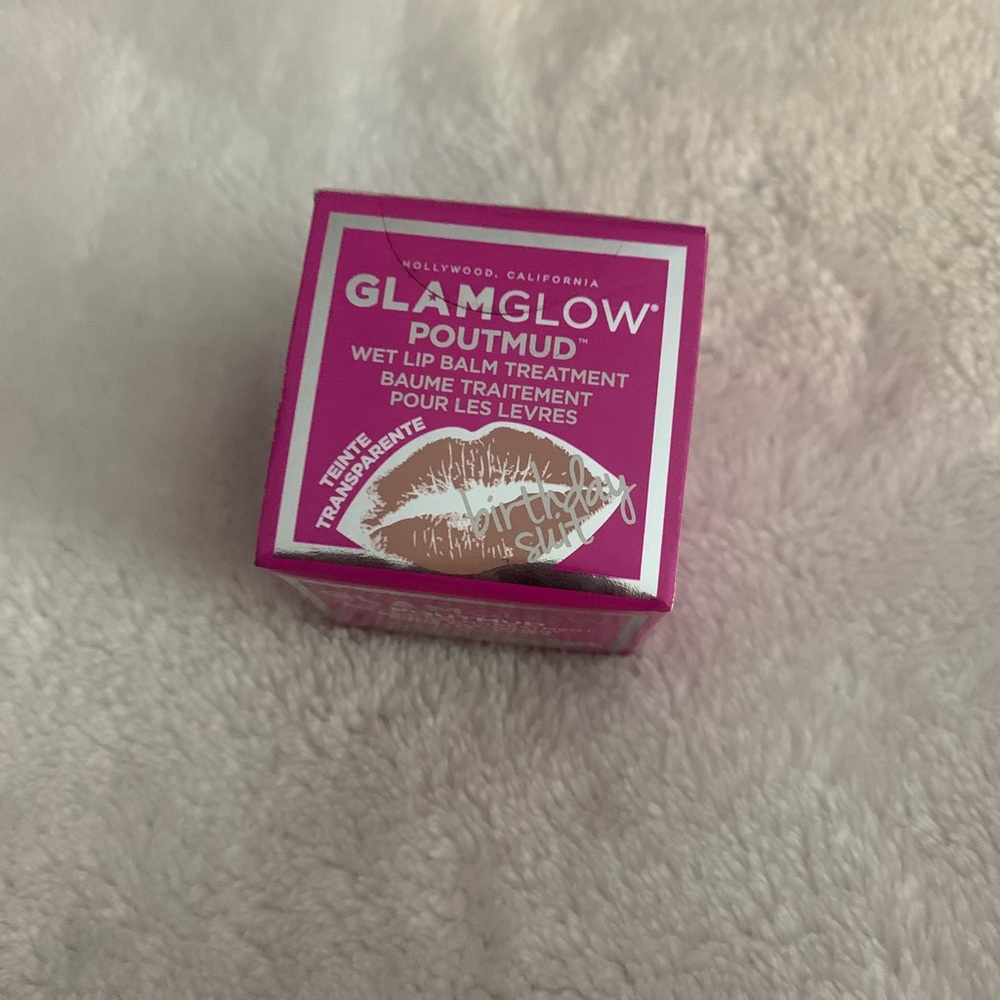 GLAMGLOW POUTMUD Wet Lip Balm Treatment - Birthday Suit Sheer Tint